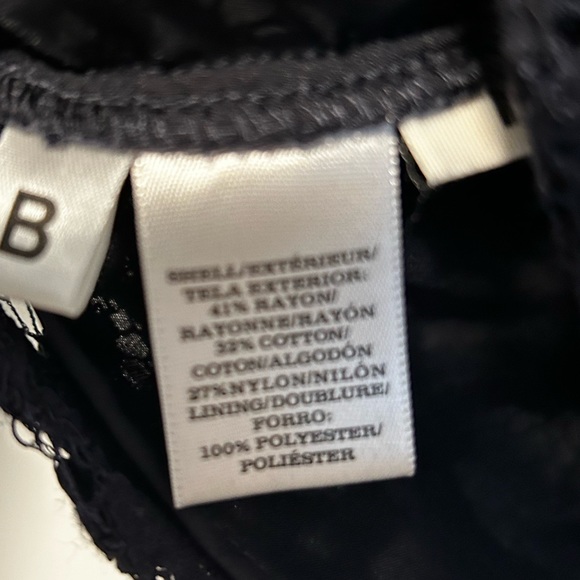 Ann Taylor Navy Blue Lace Dress Size 6 - Picture 5 of 9